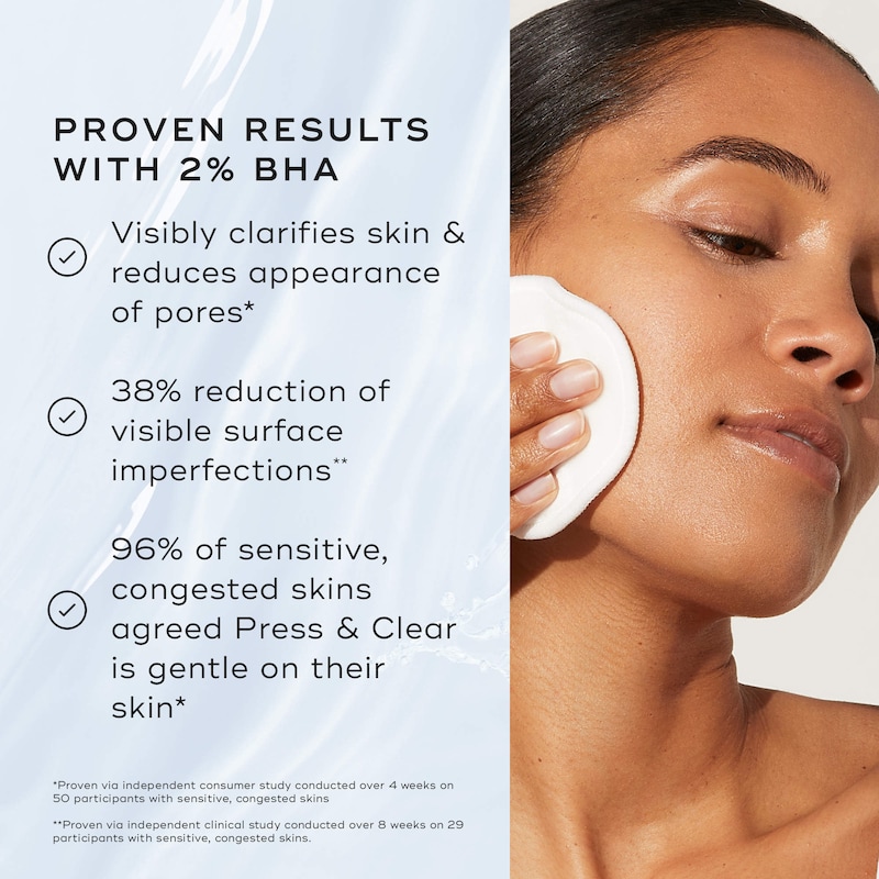 Press & Clear Gentle Exfoliating Salicylic Acid BHA Toner thumbnail 3