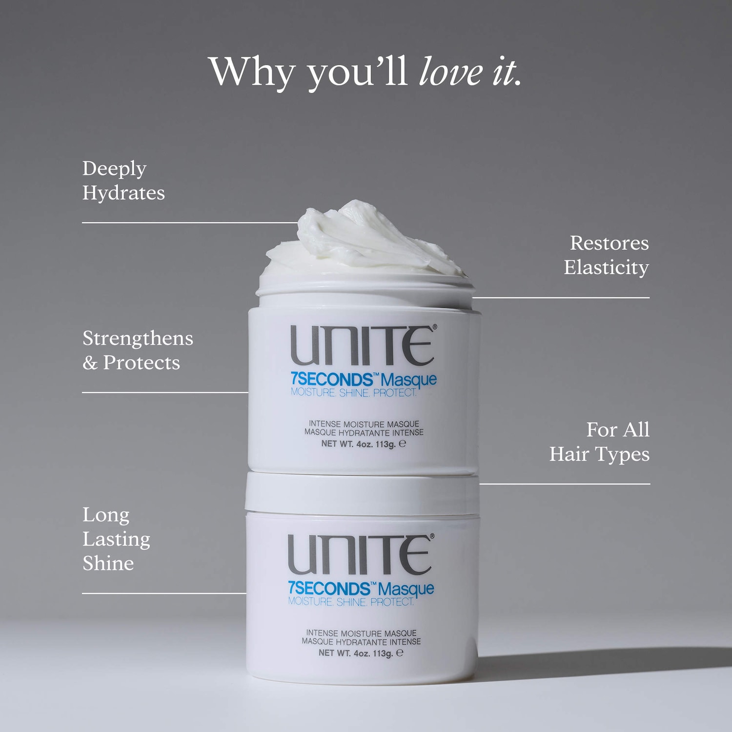 7SECONDS Hair Mask for Hydration & Shine - UNITE Hair | Sephora