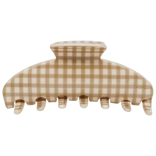 Заколка-краб для волос Emi Jay Big Effing Clip, Gingerbread Gingham