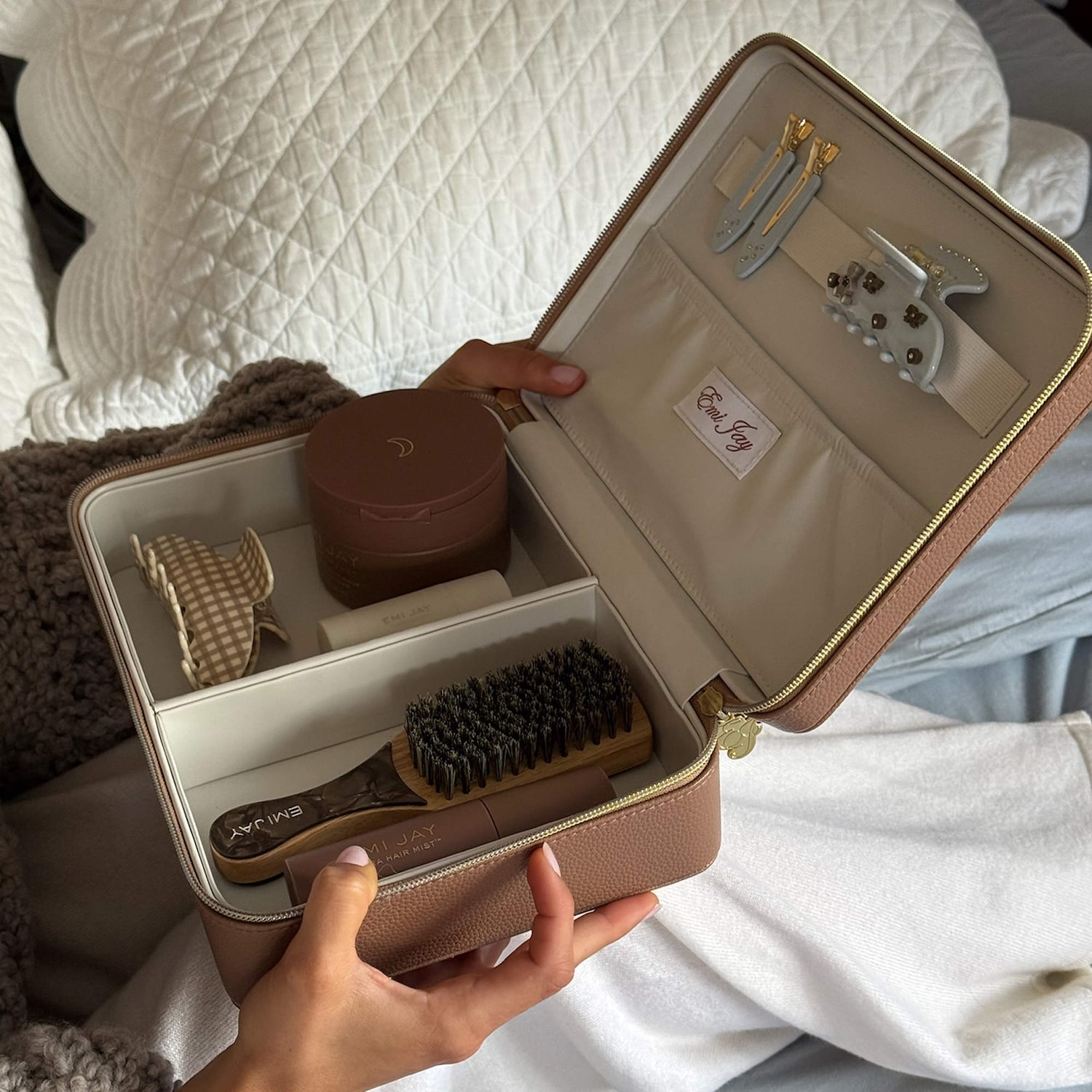 Косметичка Emi Jay On The Way Vanity Case, Toasted Sugar — фото 3