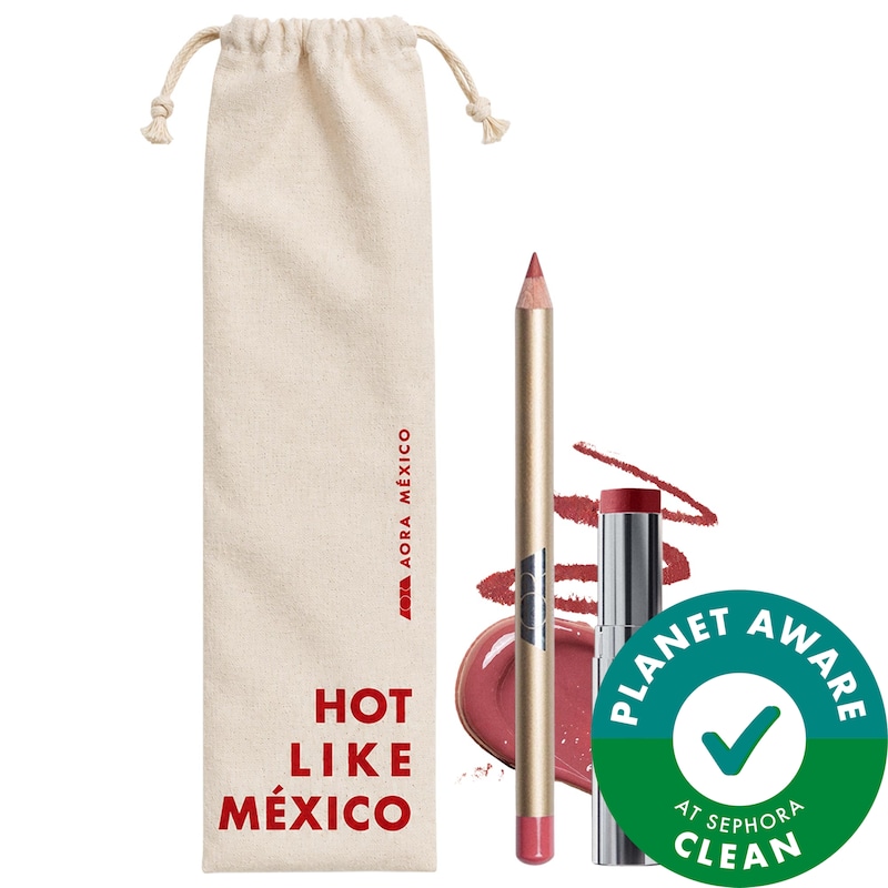ACARÍCIAME Hydrating Solid Lip Serum + HÁBLAME Longwear Lip Liner Duo