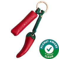AORA México - Chili Bag Charm & Lip Serum On-the-Go Carrier - Handmade in Leather