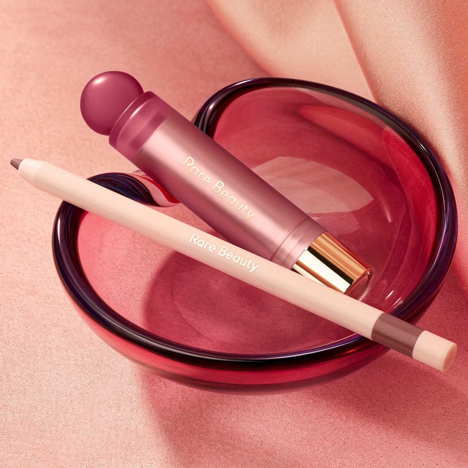 Mauve Faves Lip Duo Makeup Gift Set - Rare Beauty by Selena Gomez
