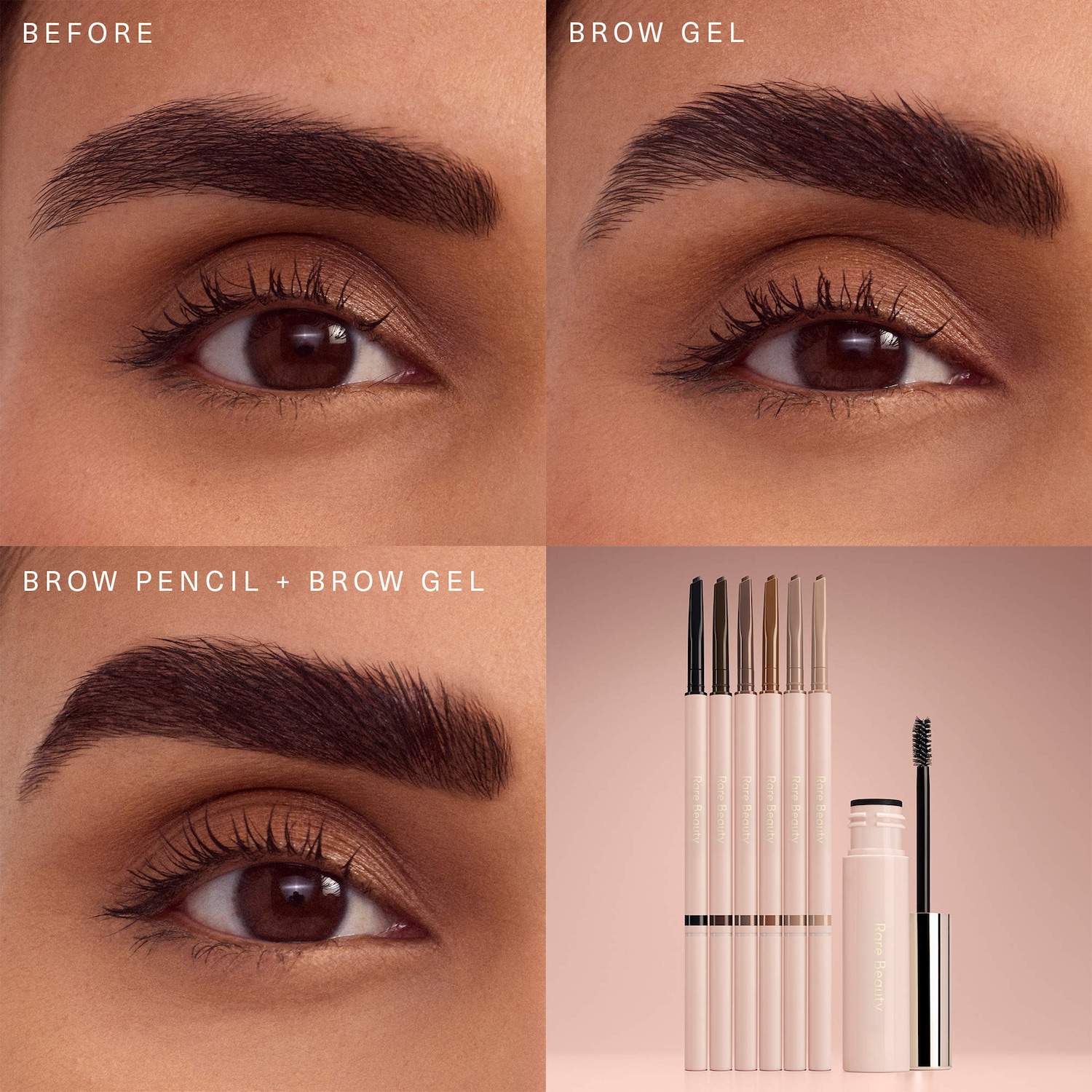 Rare Beauty by Selena Gomez Гель для бровей Rare Beauty Brow Harmony для лифтинга и ламинирования, Jumbo, цвет: Прозрачный — фото 8