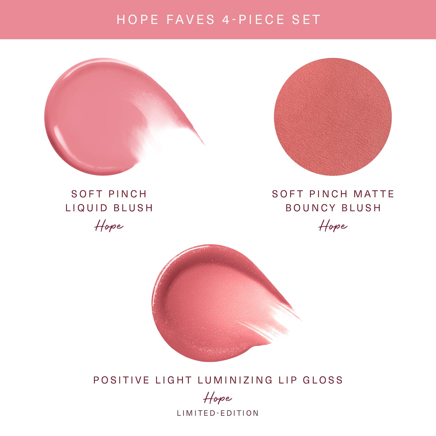 Hope Faves 4-Piece Makeup Gift Set - Rare Beauty by Selena Gomez
