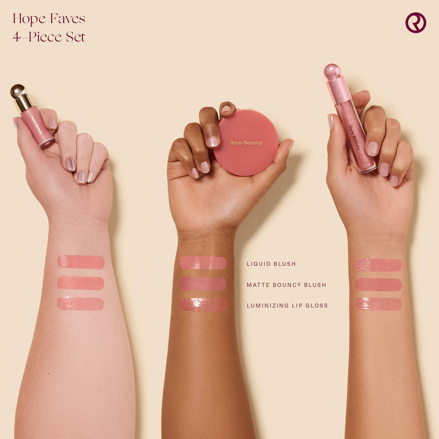 Hope Faves 4-Piece Makeup Gift Set - Rare Beauty by Selena Gomez