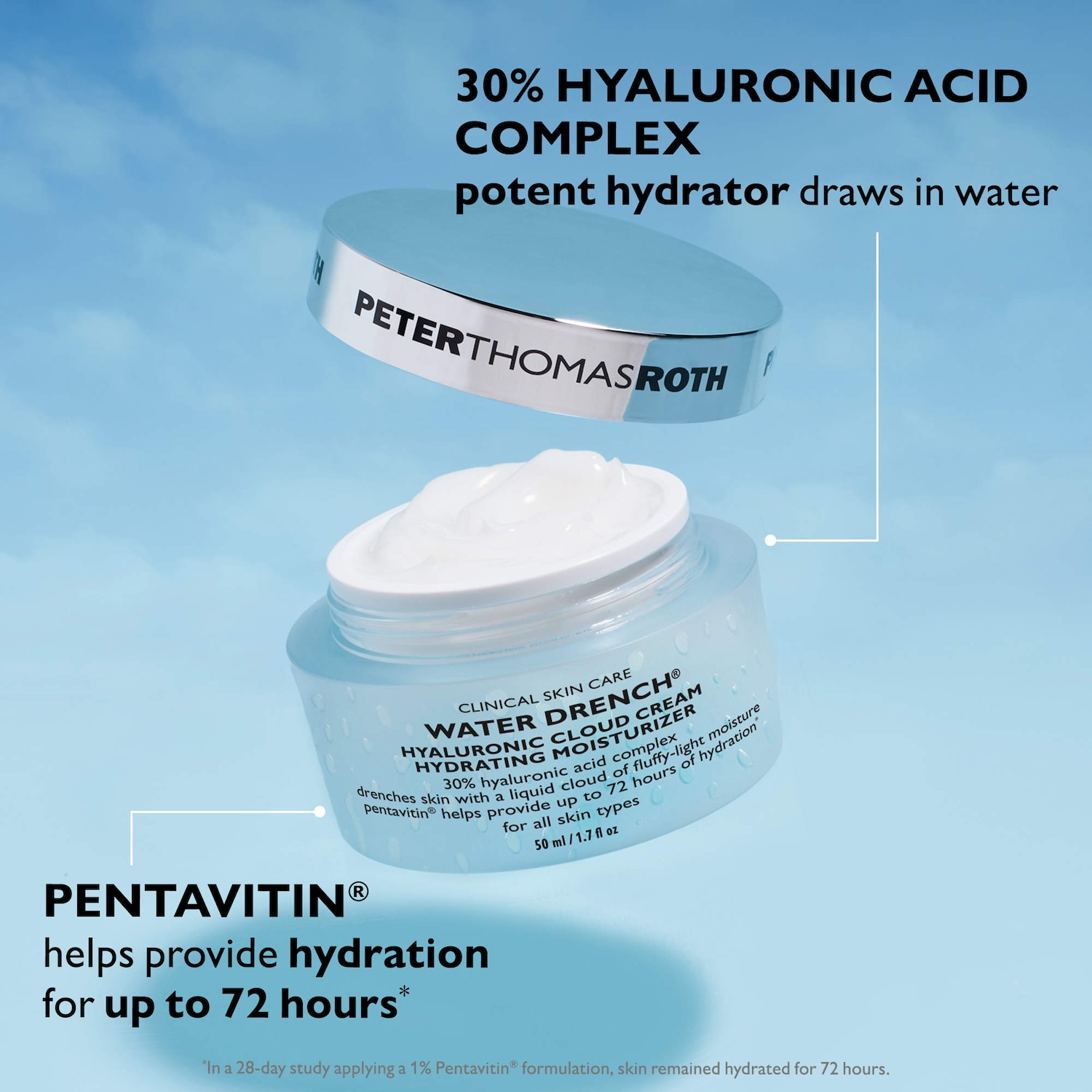 Water Drench® Hyaluronic Cloud Cream Hydrating Refillable Moisturizer
