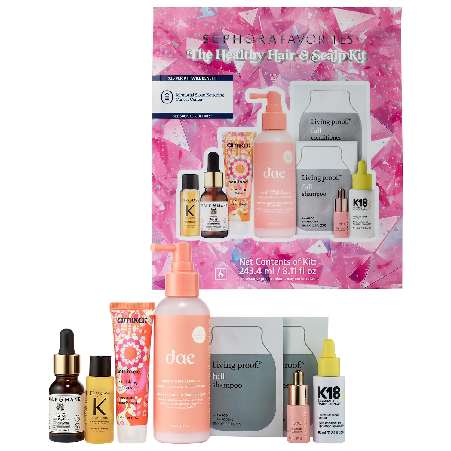 Набор для здоровья волос и кожи головы Sephora Favorites The Healthy Hair & Scalp Kit — фото 1