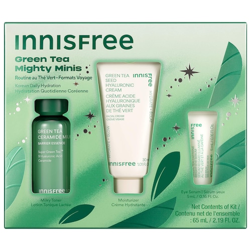 Подарочный набор мини-средств innisfree Green Tea Mighty Minis для увлажнения кожи
