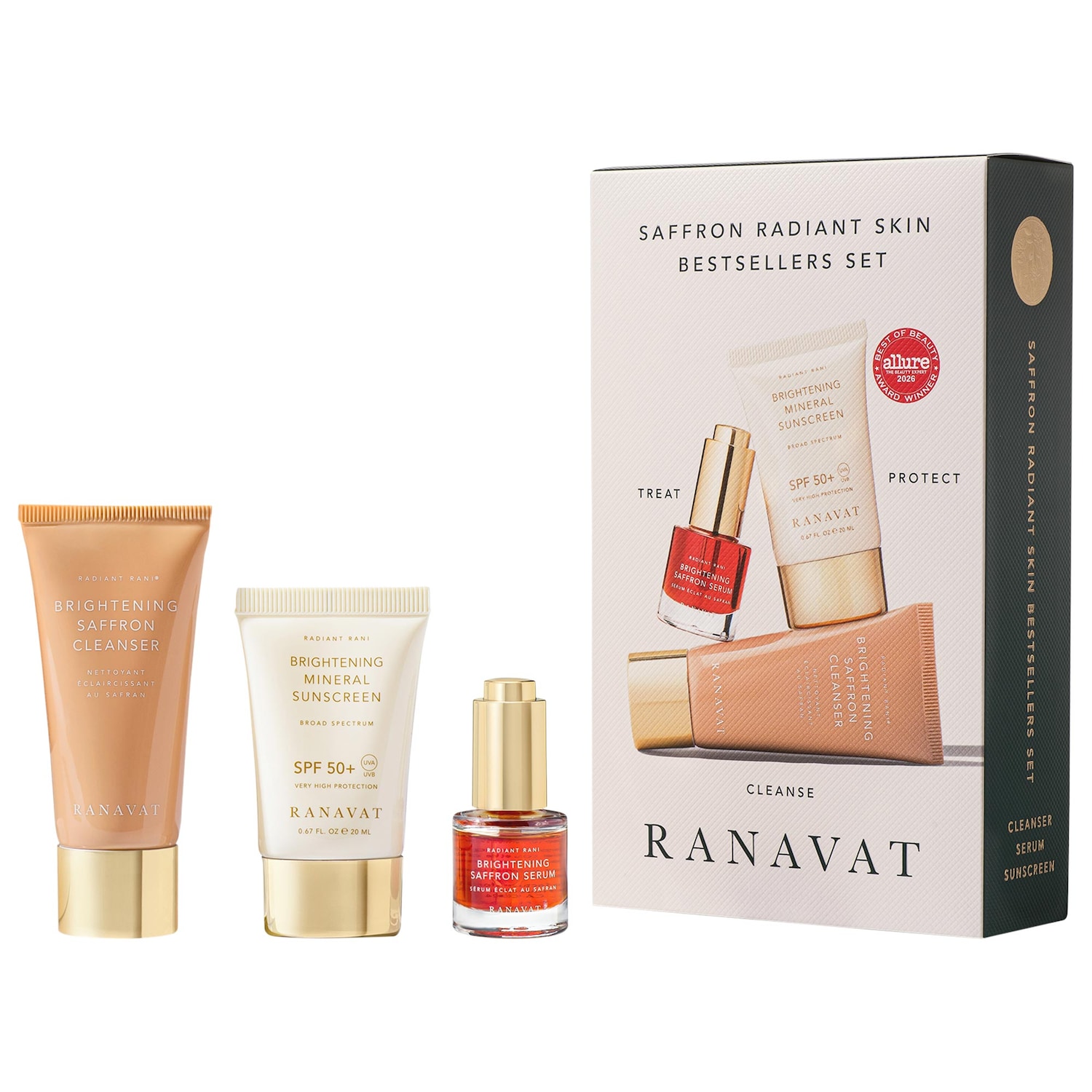 Подарочный набор бестселлеров для сияния кожи Ranavat Saffron Radiant — фото 1