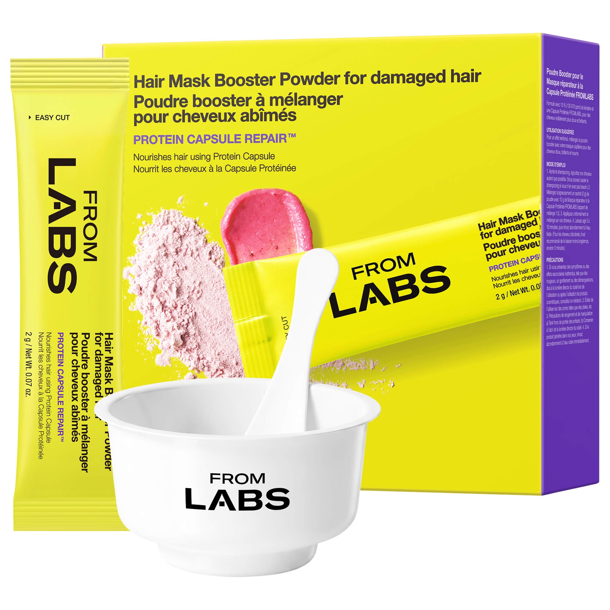 Protein Capsule Hair Mask Booster Powder for Intensive Keratin Care