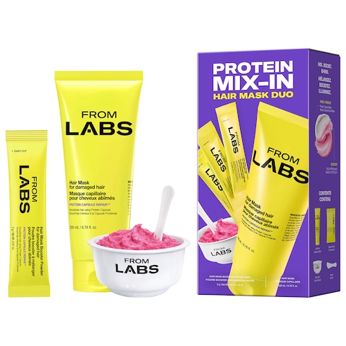 Набор: маска для восстановления волос и бустер-порошок Fromlabs Protein Capsule