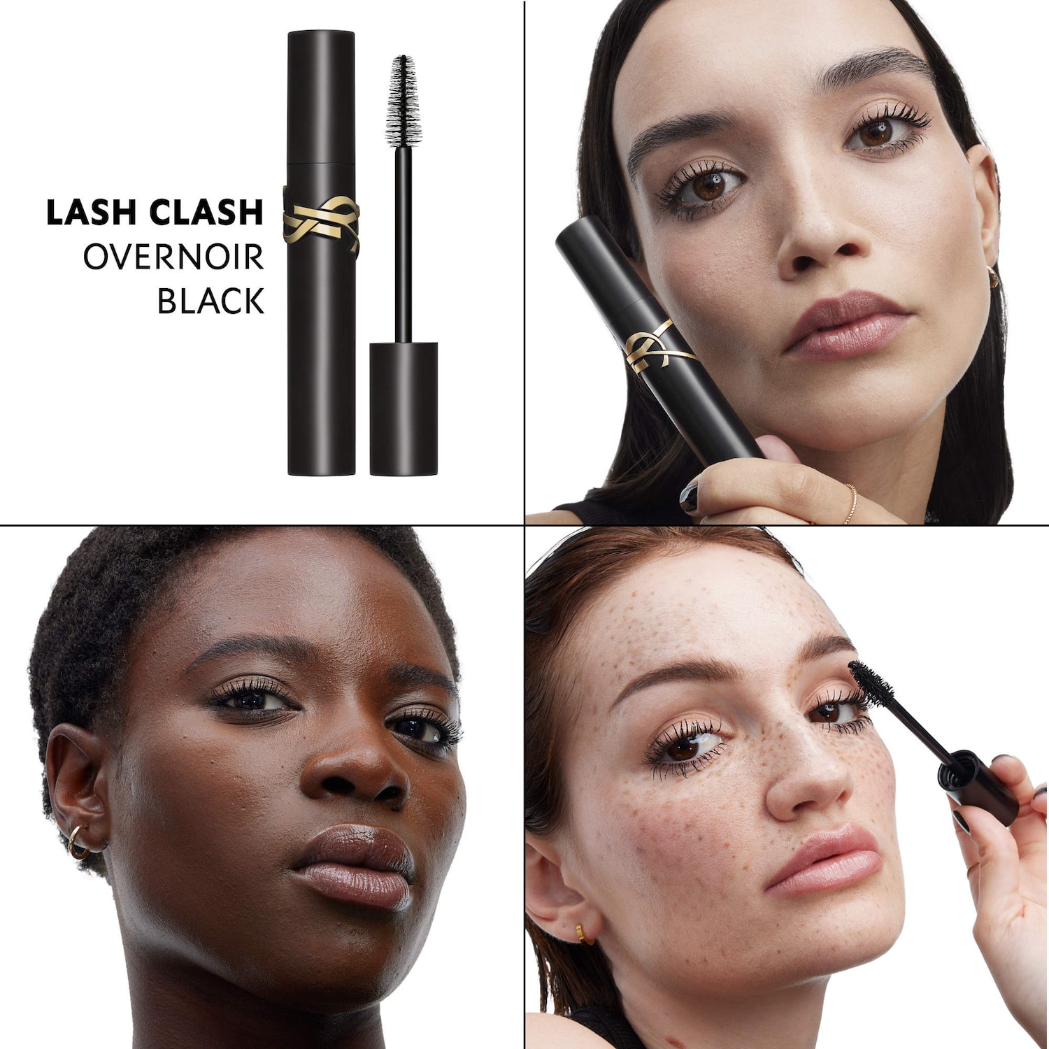 Набор мини-туши Yves Saint Laurent Lash Clash, чёрная и коричневая — фото 3