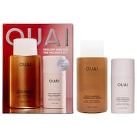 OUAI - Detox Clarifying Shampoo + Bond Repair Balm Hair Mask Gift Set