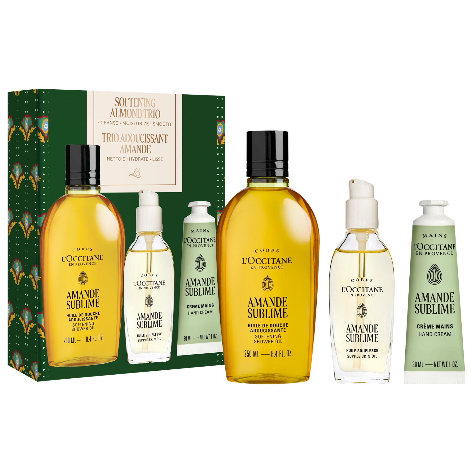 Softening Almond Cleanse & Moisturize Gift Set - L'Occitane | Sephora