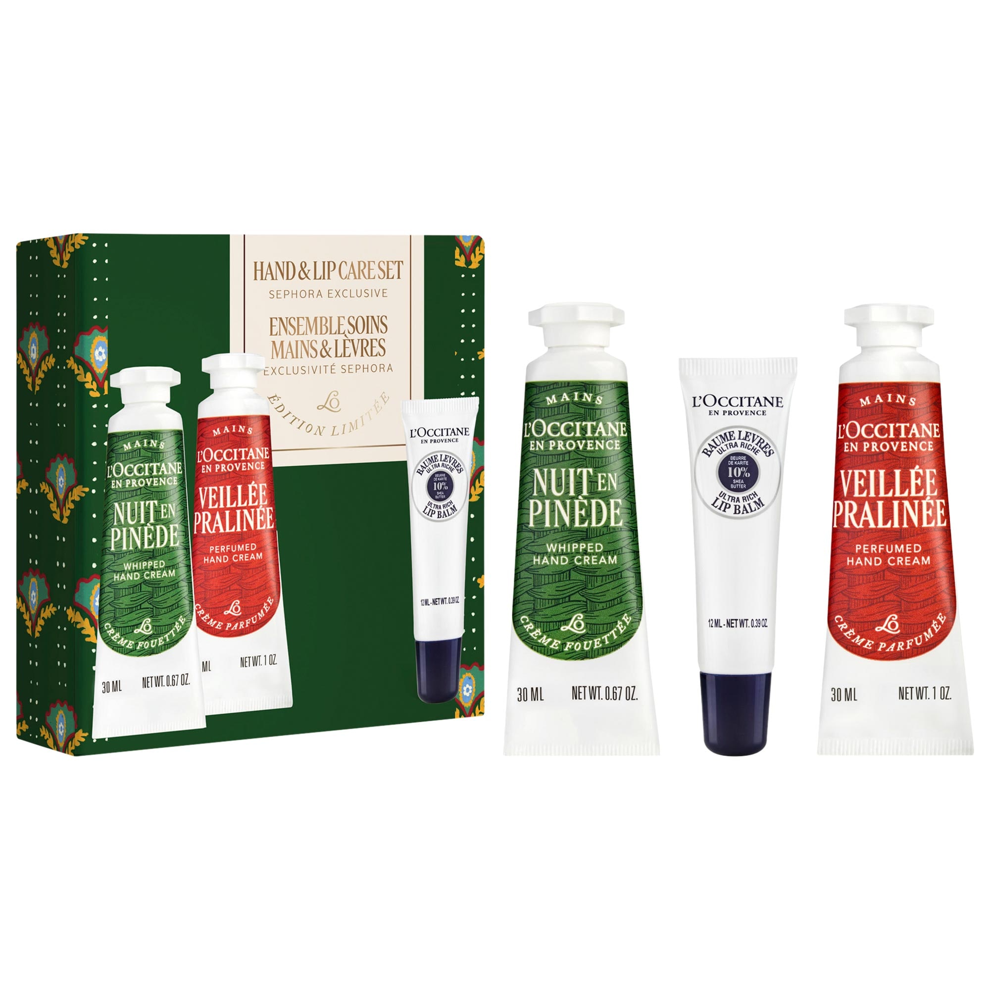 Hand & Lip Care Moisturizing Gift Set - L'Occitane | Sephora