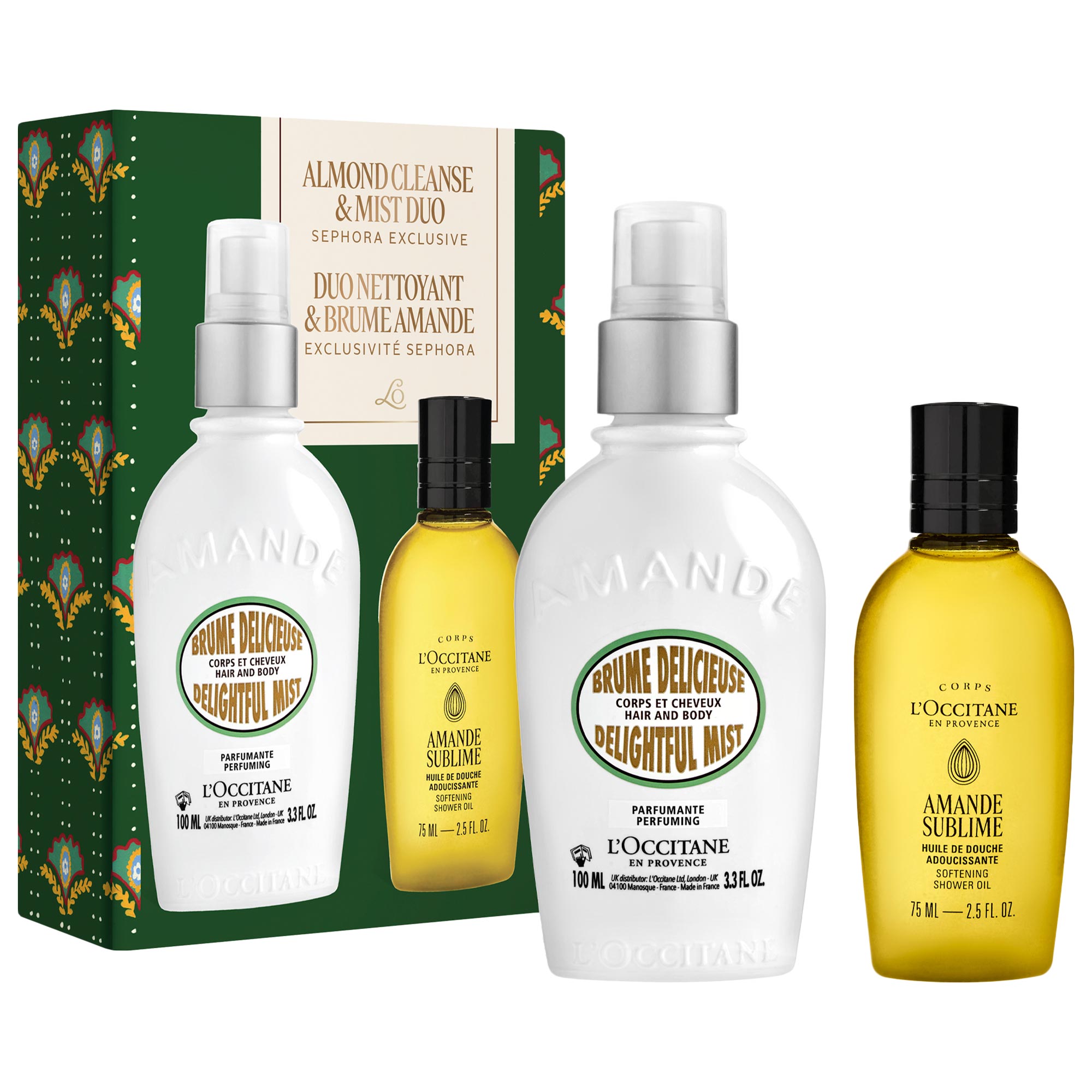 Almond Cleanse & Mist Gift Set - L'Occitane | Sephora