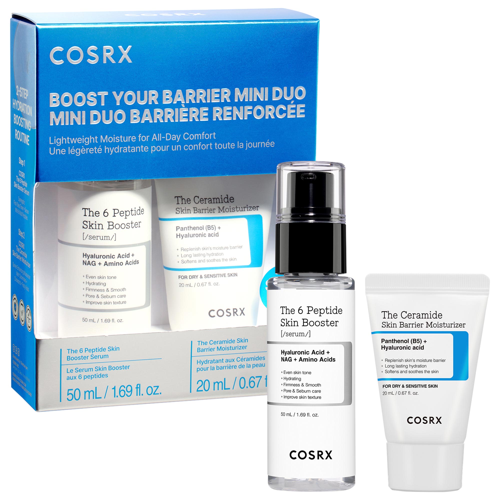 Barrier Repair Mini Duo with Peptide Serum + Ceramide Moisturizer