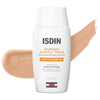 ISDIN - Eryfotona Actinica Tinted Lightweight Moisturizing Repairing Mineral Sunscreen SPF 50   