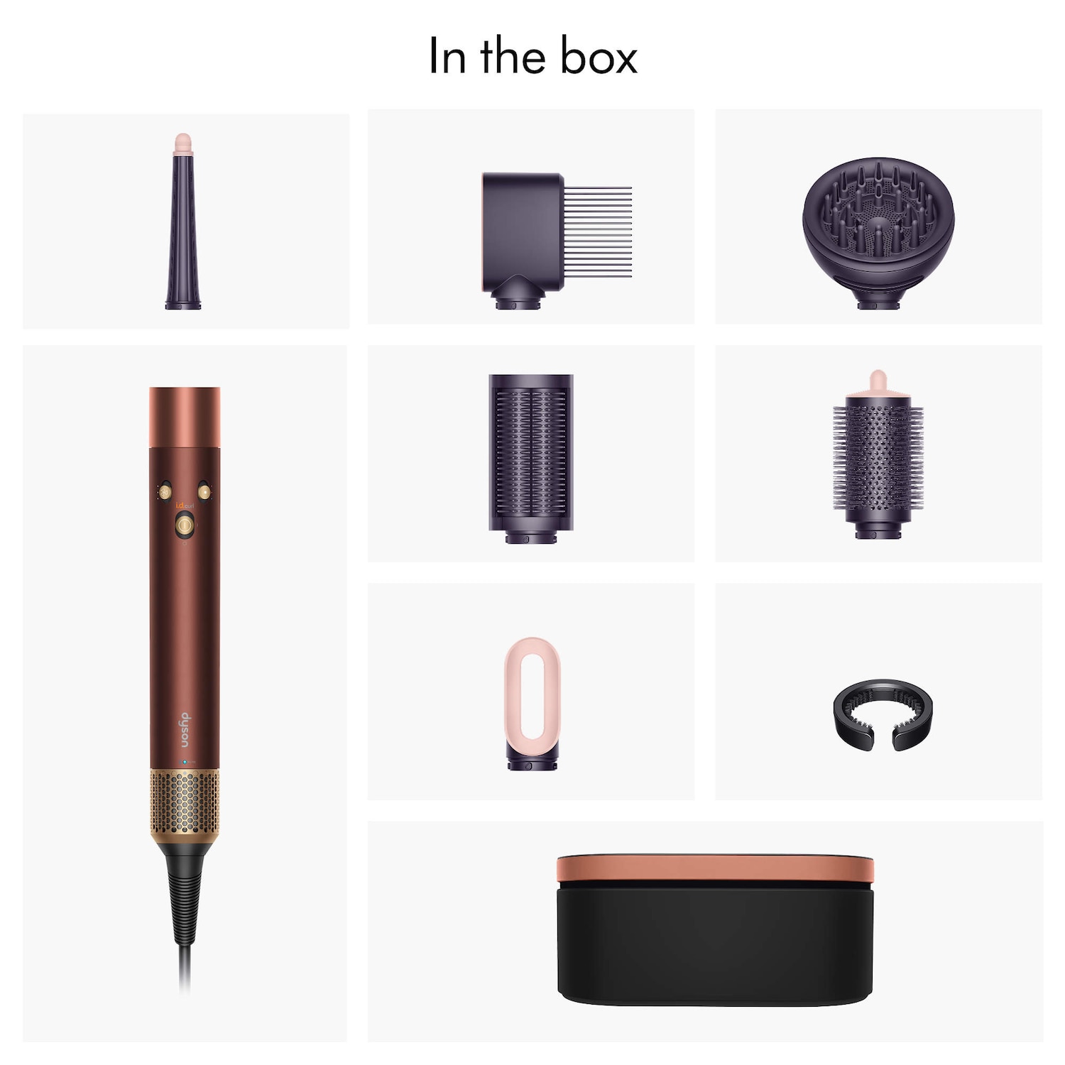 Стайлер-фен Dyson Airwrap i.d. для вьющихся волос, лимитированная серия, Plum and Copper — фото 5