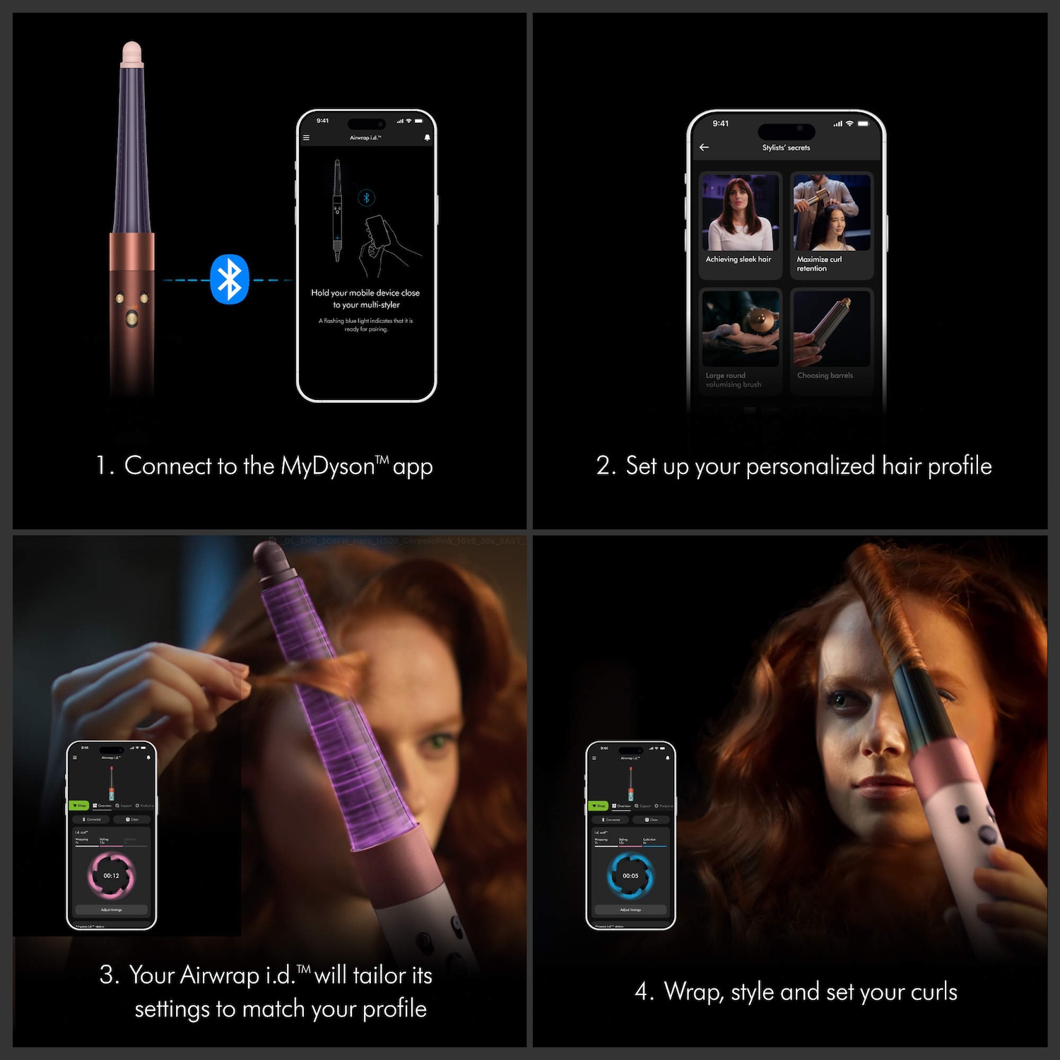 Стайлер-фен Dyson Airwrap i.d. для вьющихся волос, лимитированная серия, Plum and Copper — фото 7