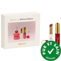 VIOLETTE_FR - Ensemble-cadeau BOUCHE DUO série, baume et nectar pour les lèvres Bisou
