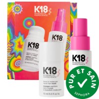 K18 Biomimetic Hairscience - Repair + Protect Mini Leave-In Molecular Repair Mask & HeatBounce Leave-In Conditioner Gift Set