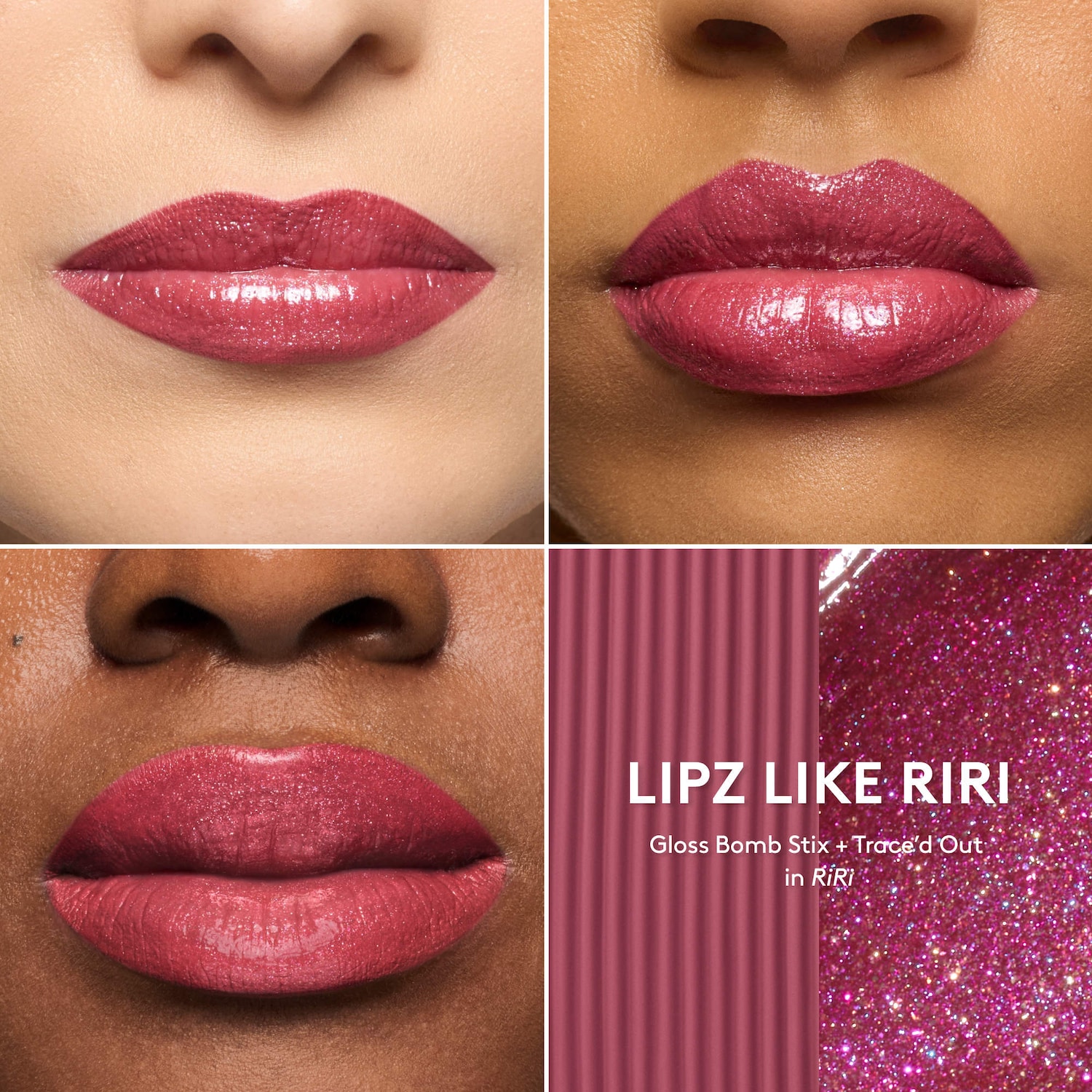 Lipz Like Riri 2-Piece Lip + Sharpener Makeup Gift Set - Fenty Lipz Like Riri 2-Piece Lip + Sharpener Makeup Gift Set - Fenty