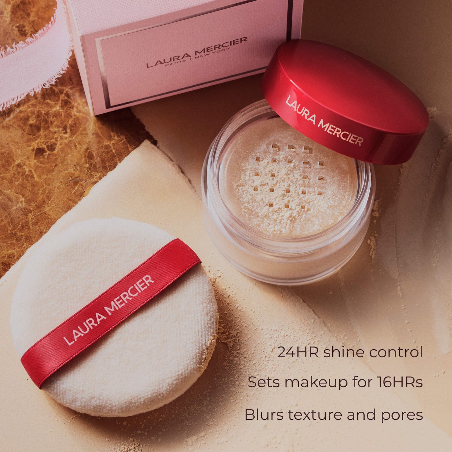 The Finishing Touch Translucent Loose Setting Powder & Velour Puff