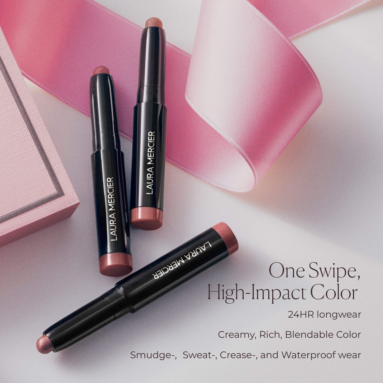 Подарочный набор из 3 мини-теней-стиков Laura Mercier A Taste of Caviar — фото 7