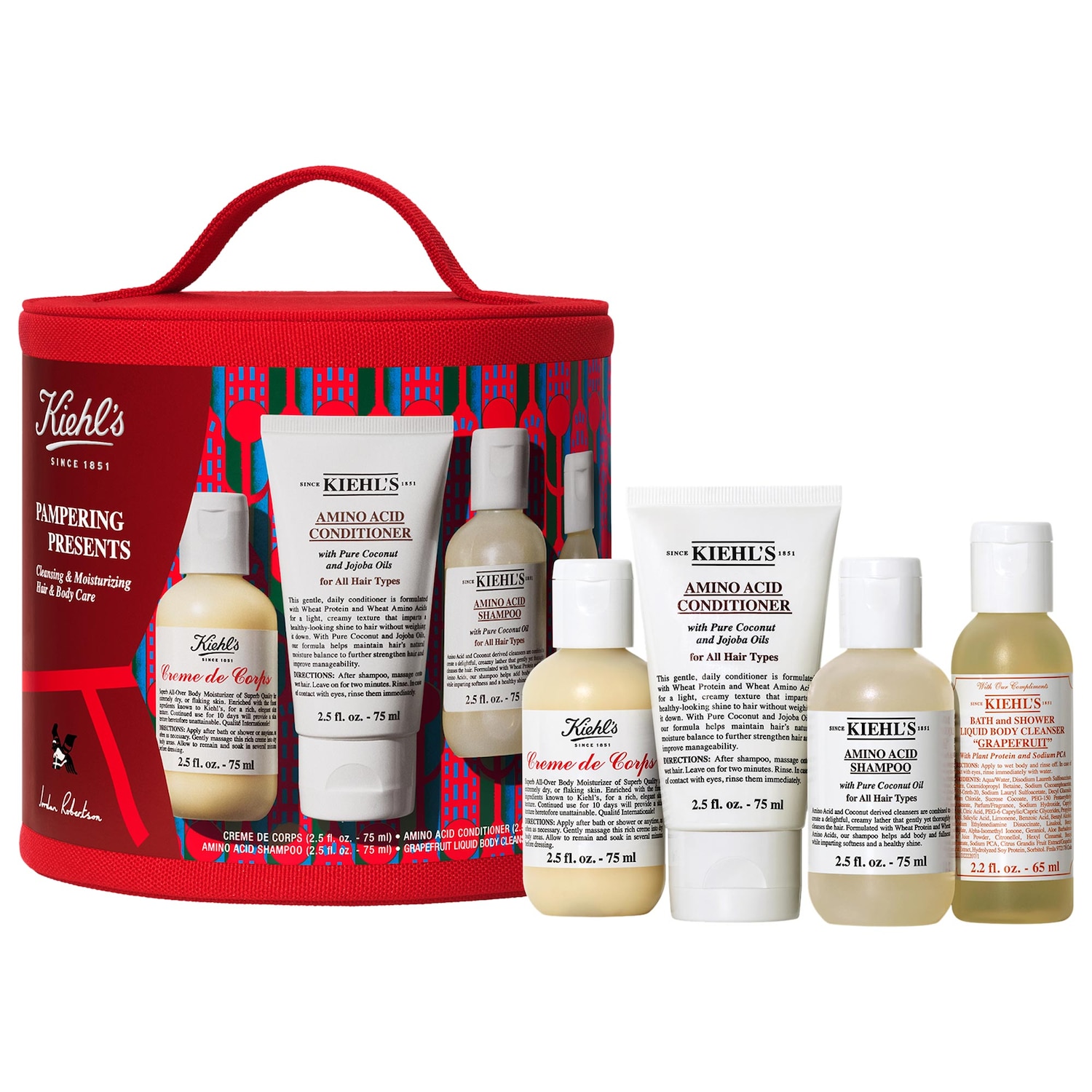 Подарочный набор для волос и тела Kiehl's Since 1851 Pampering Presents — фото 1