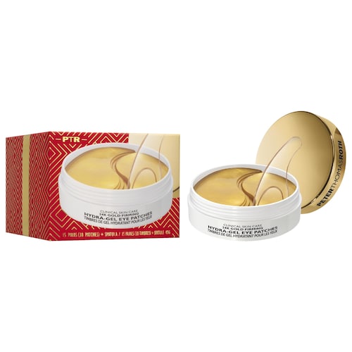 Travel-Size 24K Gold Firming Hydra-Gel Eye Mask Patches for Fine Lines and Dark Circles