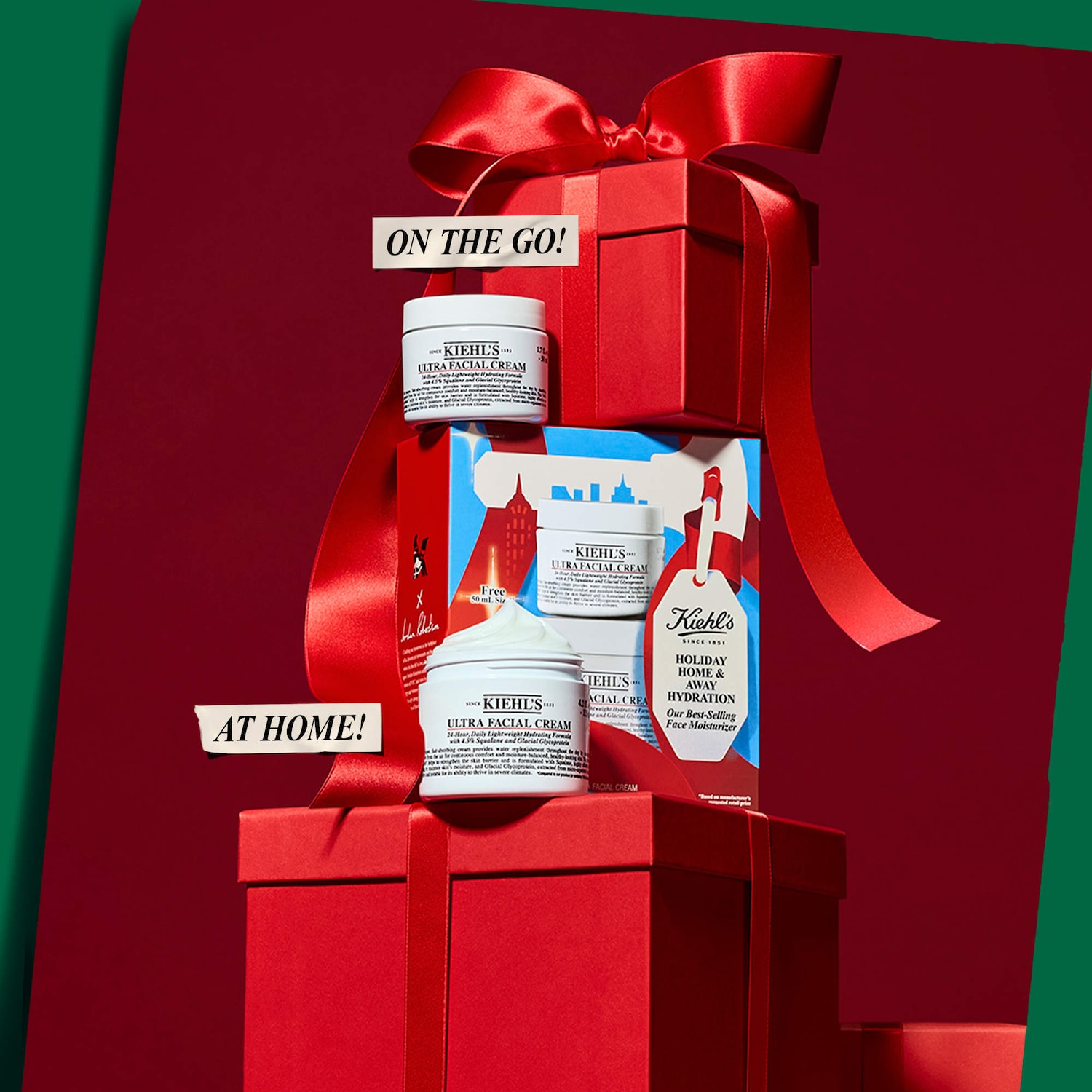 Holiday Home & Away Ultra Facial Cream Hydration Duo - Kiehl's