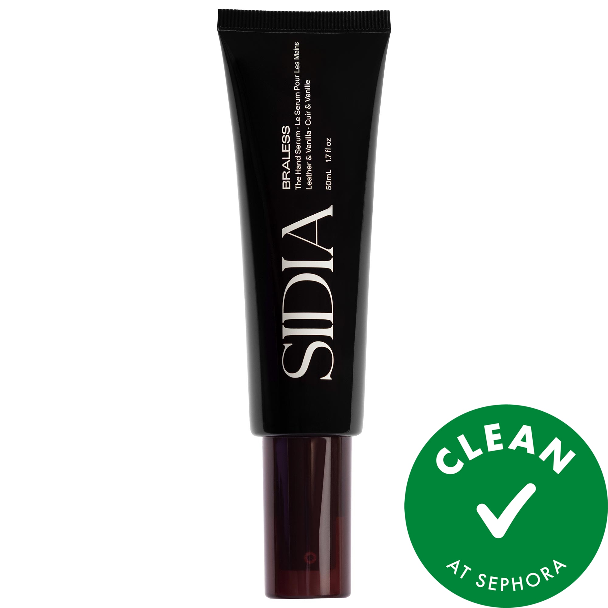 SIDIA Braless Hydrating Hand Serum with Peptides & Avocado Oil 1.69 oz/50 ml