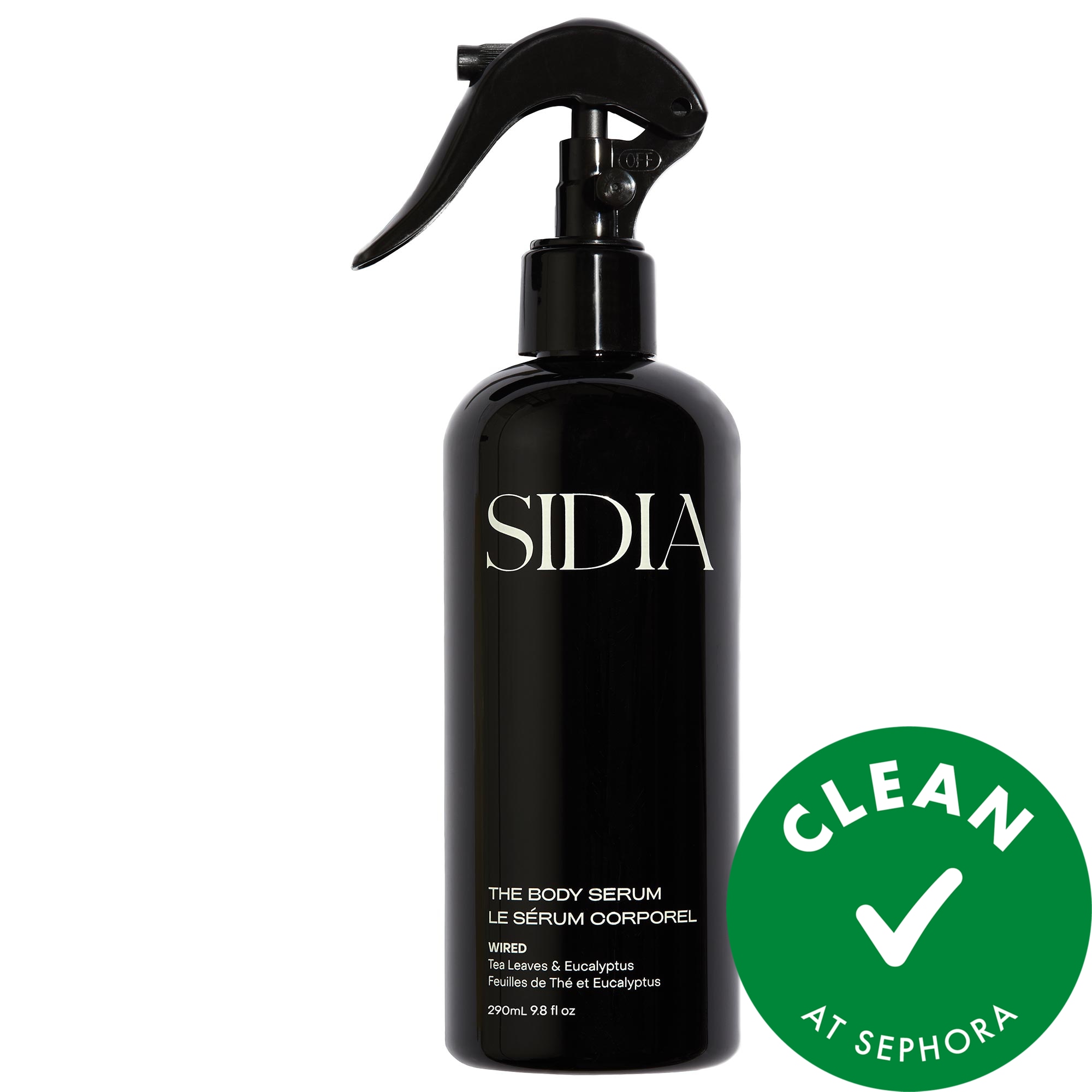 SIDIA Wired Hydrating Body Serum with Squalane & Vitamin E 9.8 oz/290 ml