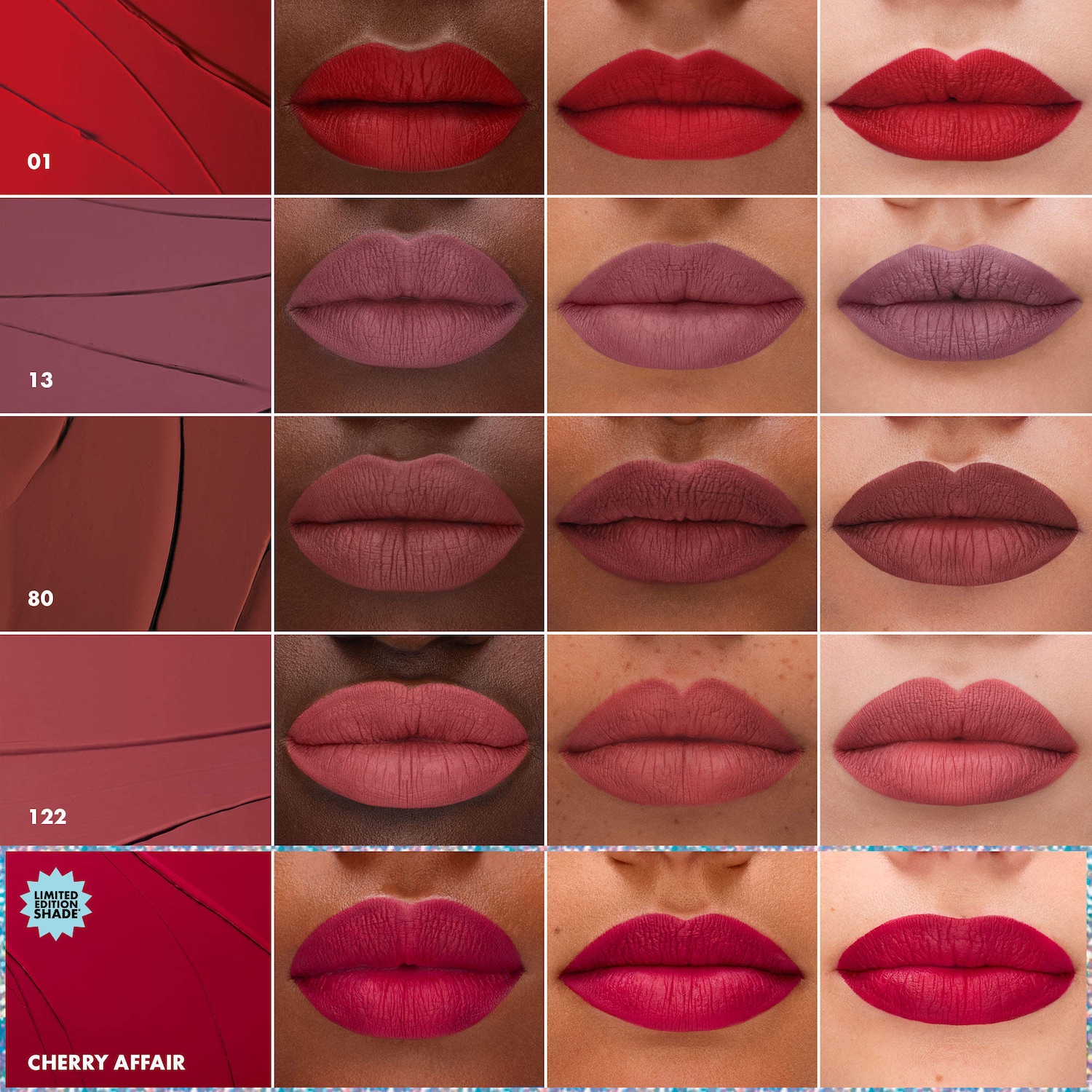 Набор из 5 жидких кремовых помад-стейнов Sephora Collection, 10 часов — фото 2
