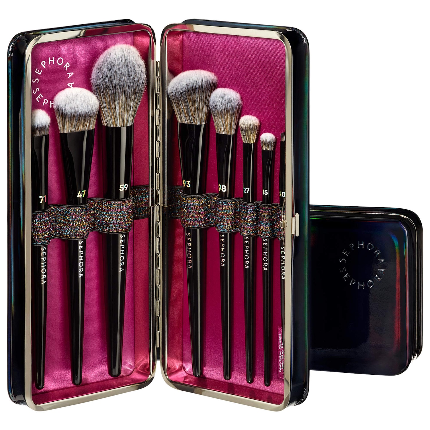 Набор из 8 профессиональных кистей для лица и глаз Sephora Collection Pro — фото 1