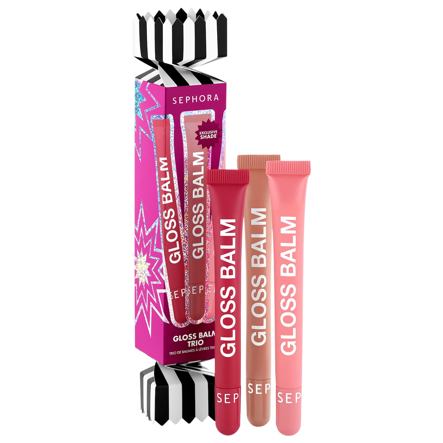 Набор бальзамов-блесков для губ Sephora Collection Gloss Balm, трио — фото 1
