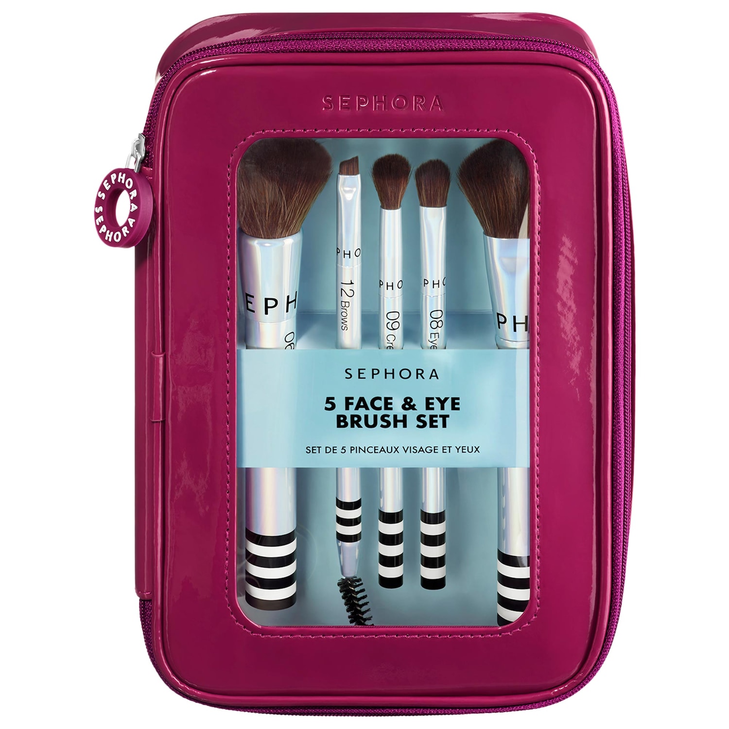 Набор из 5 кистей для лица и глаз Sephora Collection — фото 1