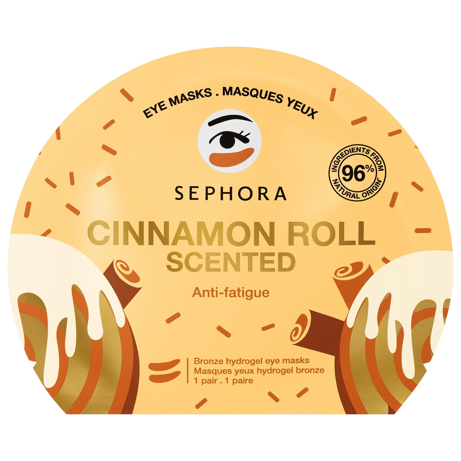 Маска для глаз Sephora Collection Cinnamon Roll — фото 1