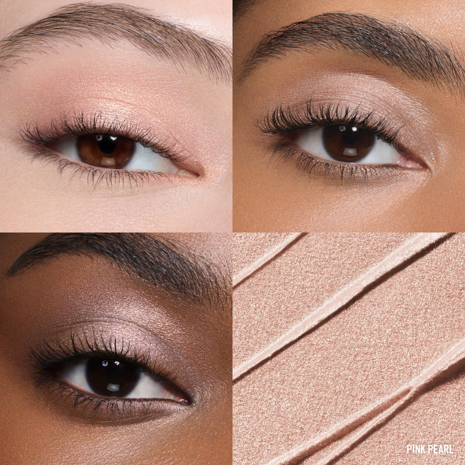 Подарочный набор из двух стойких кремовых теней Makeup By Mario, цвет: Розовато-лиловый / Розовый жемчужный — фото 3