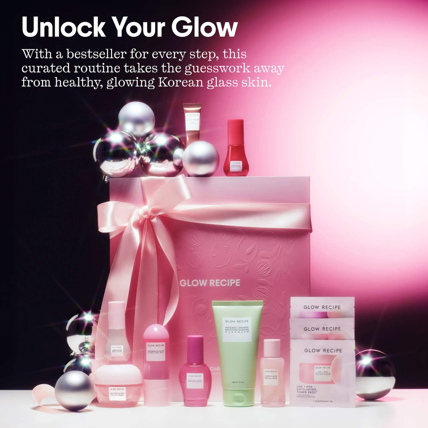 Подарочный набор для кожи «стеклянная кожа» Glow Recipe The Korean Glass Skincare Vault — фото 2