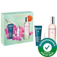 Caudalie - Le coffret cadeau Glow Best Sellers pour les taches pigmentaires et les pores.