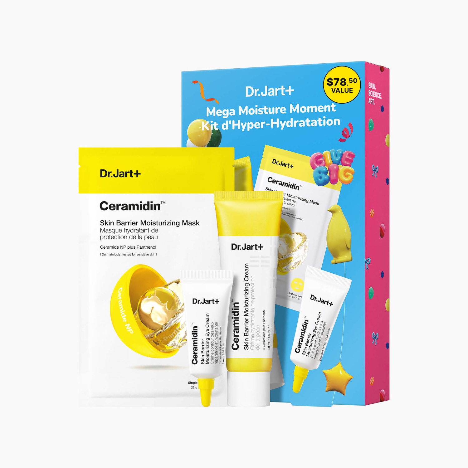 Mega Moisture Moment Kit: Ceramidin Skin Barrier Holiday Gift Set
