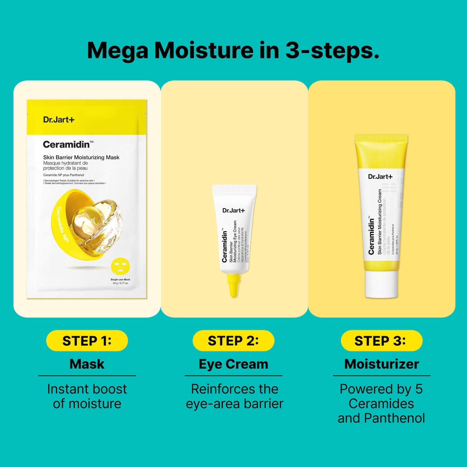 Mega Moisture Moment Kit: Ceramidin Skin Barrier Holiday Gift Set