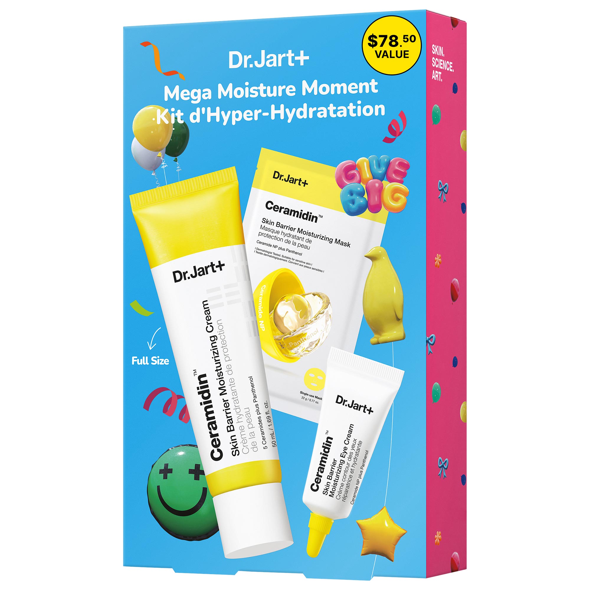 Mega Moisture Moment Kit: Ceramidin Skin Barrier Holiday Gift Set