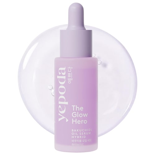 Корейское масло-сыворотка для лица с бакучиолом для сияния кожи Yepoda The Glow Hero