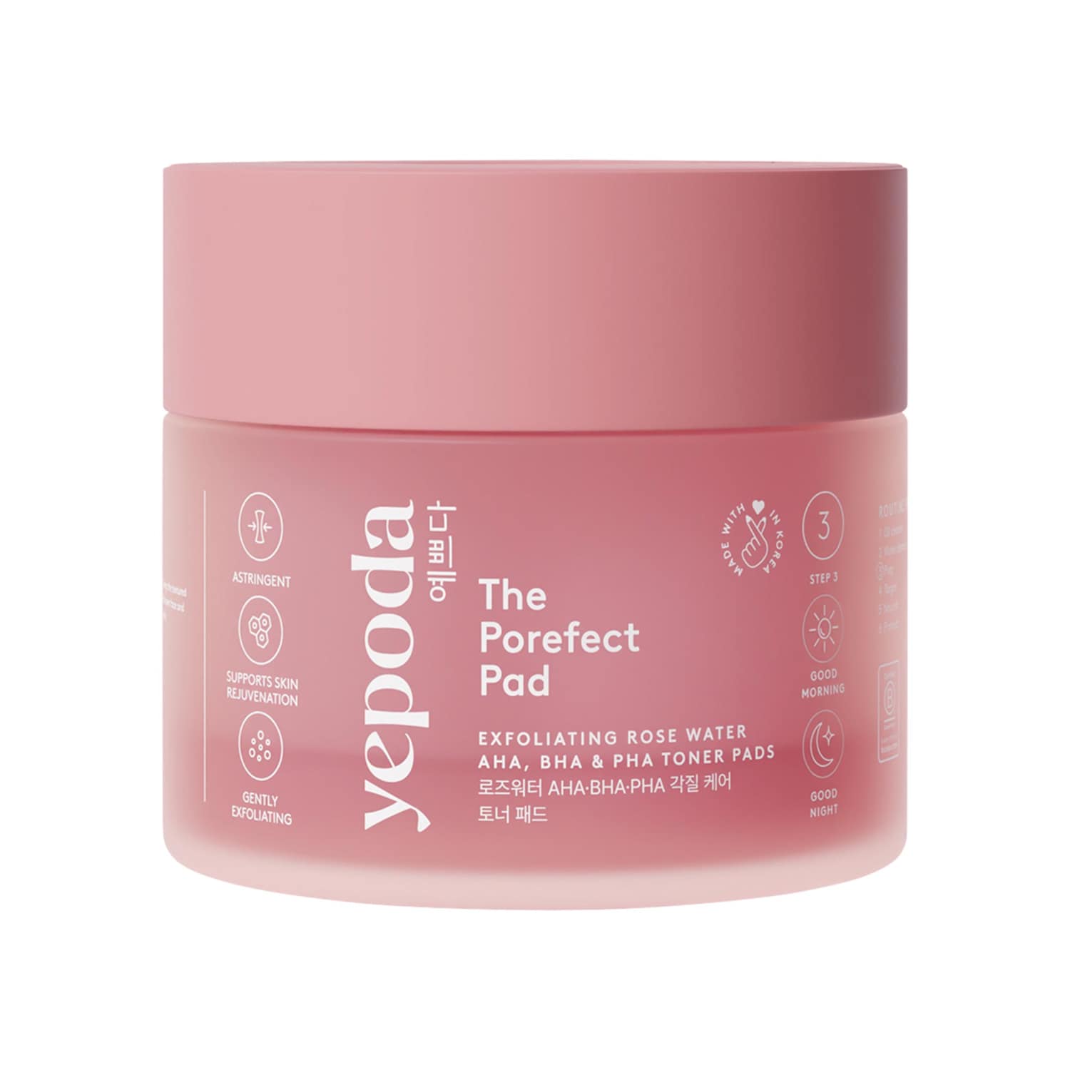 Корейские отшелушивающие пэды-тонер с AHA и BHA Yepoda The Porefect Pad — фото 1