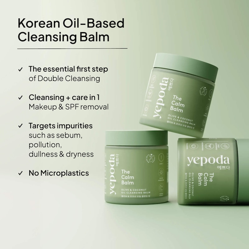 The Calm Balm - Korean Oil Based Cleanser with Olive & Coconut Oil thumbnail 3