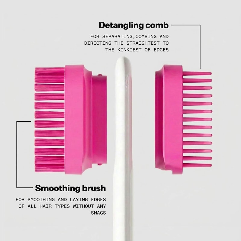 EdgeSlick Edge Styling Hair Brush, Comb & Travel Case thumbnail 4